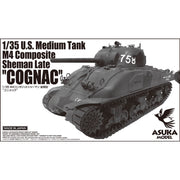 Asuka 1/35 U.S. Medium Tank M4 Composite Sherman Late Cognac