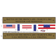 Atlantis Models 77257 Monitor and Merrimack Civil War Set