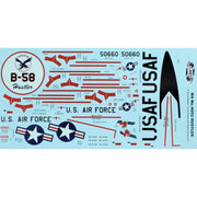 Atlantis 1/91 Convair B-58 Hustler Model Kit