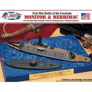 Atlantis Monitor and Merrimack Civil War Set Model Kit