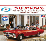 Atlantis 1/32 1969 Chevy Nova SS Route 32 Model Kit