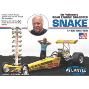 Atlantis 1/24 Don Prudhomme Snake Rear Engine Dragster Model Kit