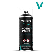Vallejo 28012 Hobby Paint Acrylic Spray Black Primer 400ml Aerosol