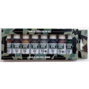 Vallejo 70122 Panzer Aces No 1 (Rust Tracks Rubber) 8 Colour Acrylic Paint Set