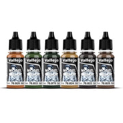 Vallejo 70207 Model Color WWII German Waffen SS Acrylic 6 Color Paint Set