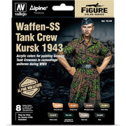 Vallejo 70249 Model Colour Alpine Waffen-SS Tank Crew Kursk 1943 Acrylic Paint Set