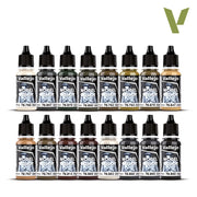 Vallejo 70255 Model Colour German AFV Colors WWII 16 Colours Acrylic Paint Set