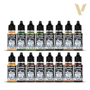 Vallejo Model Colour AV70261 German Camouflage Uniforms WWII (16 Colours) Acrylic Paint Set