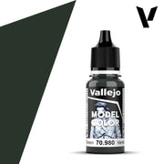 Vallejo 70980 Model Color Black Green 17ml Paint