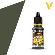 Vallejo 71022 Model Air 22 17ml Camouflage Green Paint