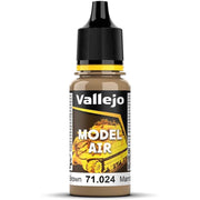 Vallejo 71024 Model Air 24 17ml Khaki Brown Paint