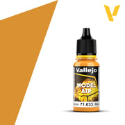 Vallejo 71033 Model Air 33 17ml Ochre Paint