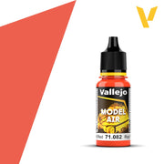 Vallejo 71082 Model Air 82 17ml Fluorescent Red Paint