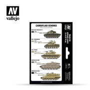 Vallejo 71210 Model Air IDF Colors Israeli Defence Force 6 Color Acrylic Paint Set