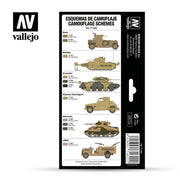 Vallejo 71622 Model Air WWII British Colors Africa 1939-1943 8 Color Acrylic Paint Set