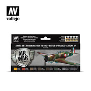 Vallejo 71626 Model Air Armee de lAir Colors 1939 to 1942 Battle of France and Vichy AF