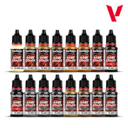 Vallejo 72189 Game Colour Leather & Metal 16 Colour Acrylic Paint Set