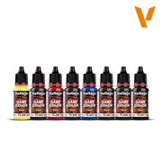 Vallejo 72190 Game Colour Game Color Wash 8 Colour Acrylic Paint Set