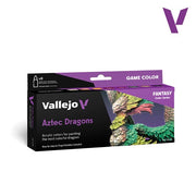 Vallejo 72195 Game Colour Aztec Dragons 8 Colour Acrylic Paint Set