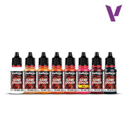 Vallejo 72196 Game Colour Fire Dragons 8 Colour Acrylic Paint Set