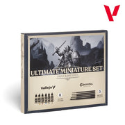 Vallejo 72206 Game Colour Ultimate Miniature Set Paint & Brushes 5