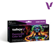 Vallejo Game Colour Fluorescent Colours 8 Colour Acrylic Paint Set