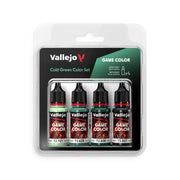 Vallejo AV72383 Game Colour Cold Green Colours Acrylic Paint Set
