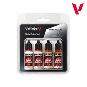 Vallejo Game Colour White 4 Colour Acrylic Paint Set