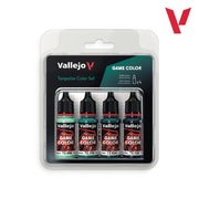 Vallejo Game Colour Turquoise 4 Colour Acrylic Paint Set