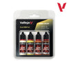 Vallejo Game Colour Gold NMM 4 Colour Acrylic Paint Set