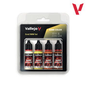 Vallejo Game Colour Gold NMM 4 Colour Acrylic Paint Set