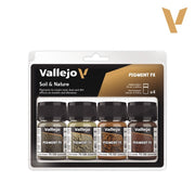 Vallejo Pigment FX Soil & Nature 4 Colour Set