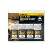 Vallejo 73190 Pigments Set Dust and Dirt 4x35ml