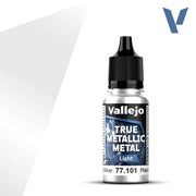 Vallejo 77101 True Metallic Metal Light Sterling Silver 18 ml
