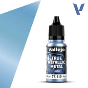 Vallejo 77110 True Metallic Metal Light Ultramarine Blue 18 ml