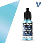 Vallejo 77112 True Metallic Metal Light Hydra Turquoise 18 ml
