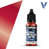 Vallejo 77126 True Metallic Metal Base Ruby Red 18 ml