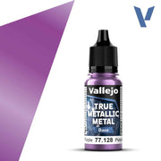 Vallejo 77128 True Metallic Metal Base Amethyst Purple 18 ml