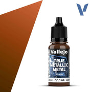 Vallejo 77144 True Metallic Metal Shade Ancient Copper 18 ml
