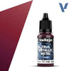Vallejo 77146 True Metallic Metal Shade Ruby Red 18 ml