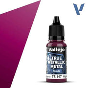 Vallejo 77147 True Metallic Metal Shade Crimson Magenta 18 ml