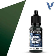 Vallejo 77155 True Metallic Metal Shade Amber Green 18 ml