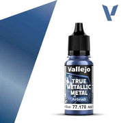 Vallejo 77170 True Metallic Metal Airbrush Ultramarine Blue 18 ml