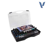 Vallejo 77250 True Metallic Metal Case 80 Colour Paint Set