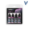 Vallejo 77255 True Metallic Metal Amethyst Purple 4 Colour Paint Set