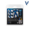 Vallejo 77256 True Metallic Metal Sapphire Blue 4 Colour Paint Set