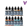 Vallejo True Metallic Metal Starter Set 12 Colour Paint Set