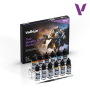 Vallejo True Metallic Metal Starter Set 12 Colour Paint Set
