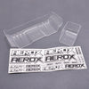 Aerox AX102 1/10 Wide Rear Wing 1mm Clear (2 part)
