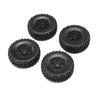 Axial 1538 1.0 Black Rhino Primm & Falken M/T Tyres, 4pcs, SCX24